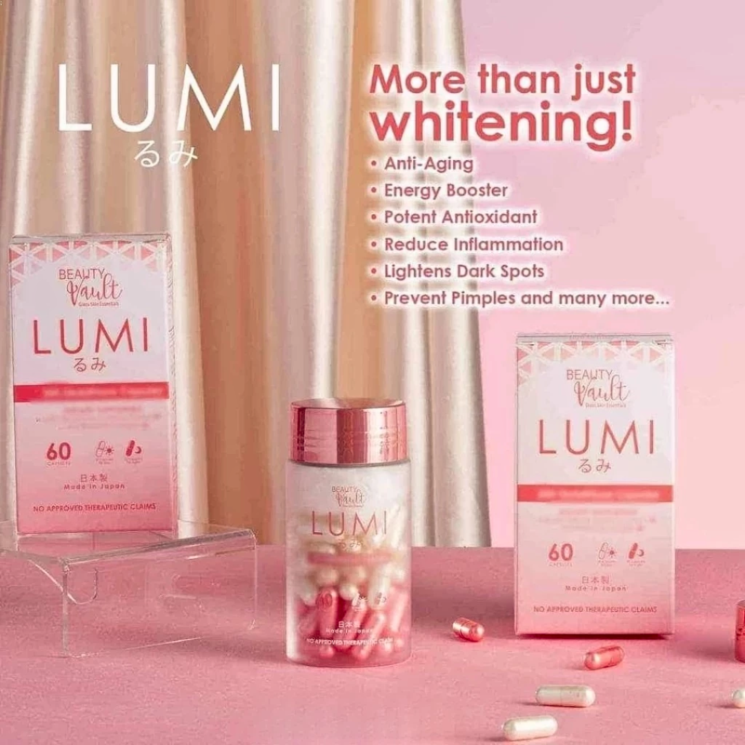 Beauty Vault, Lumi Glutahione 60 Capsules