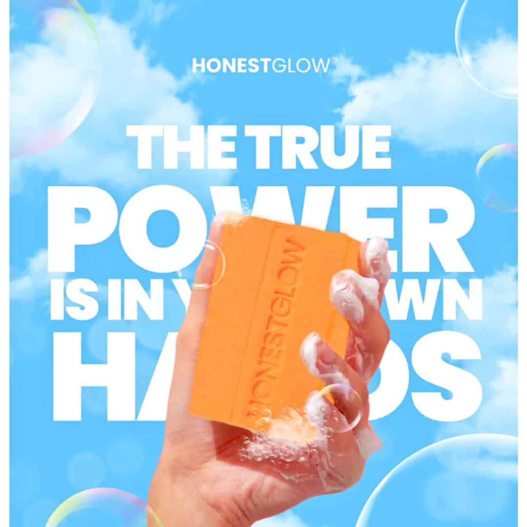 Transformed Skin, Honest Glow Papaya Kojic Cleanes Soap 70g