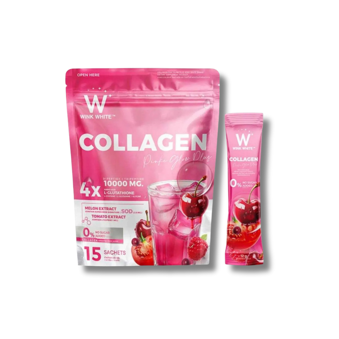 Wink White Collagen Pink Glow Plus – 10,000mg