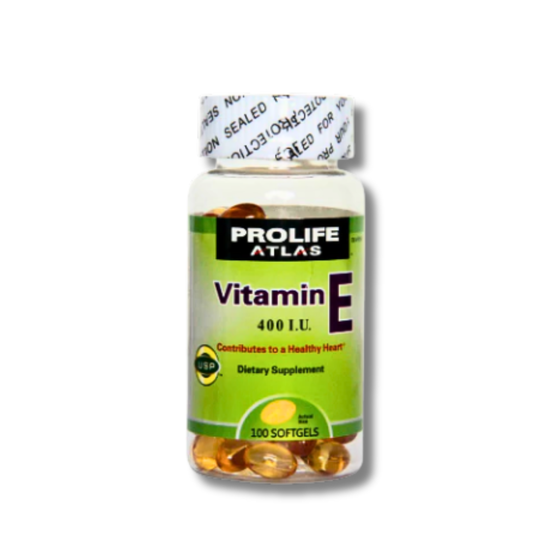 Prolife, ATLAS Vitamin E 400iu 100 softgels