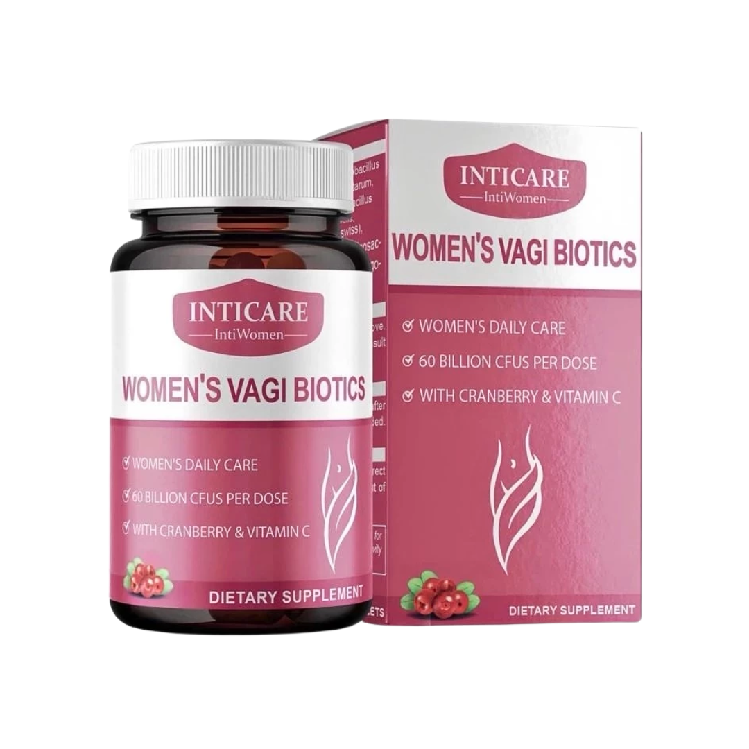 Inticare, Women's Vagi Biotics Probiotics Supplement 30tablets