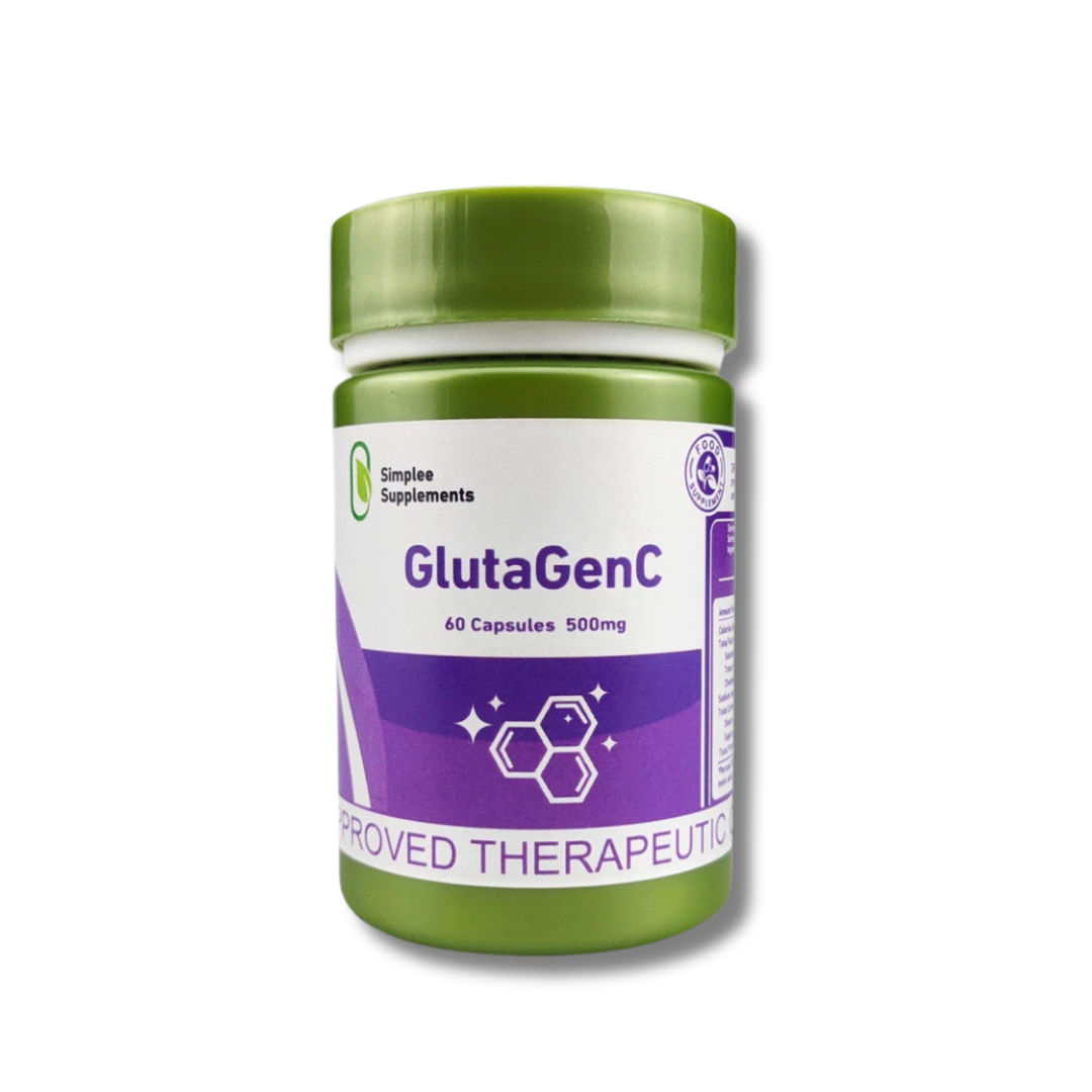 Simplee, GlutaGenC Whitening Supplement 500g 60 capsules