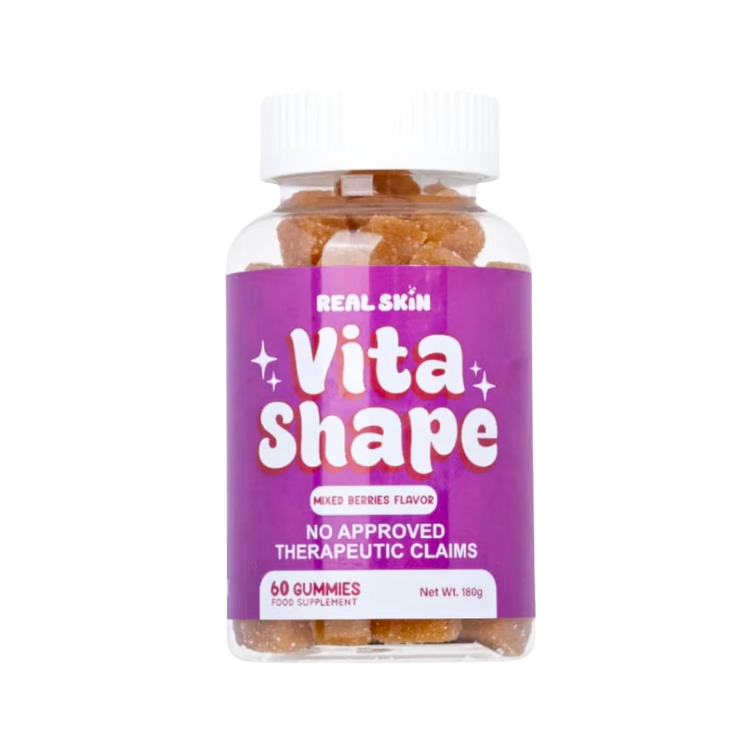 Real Skin, Vita Shape Mixed Berries 60 gummies