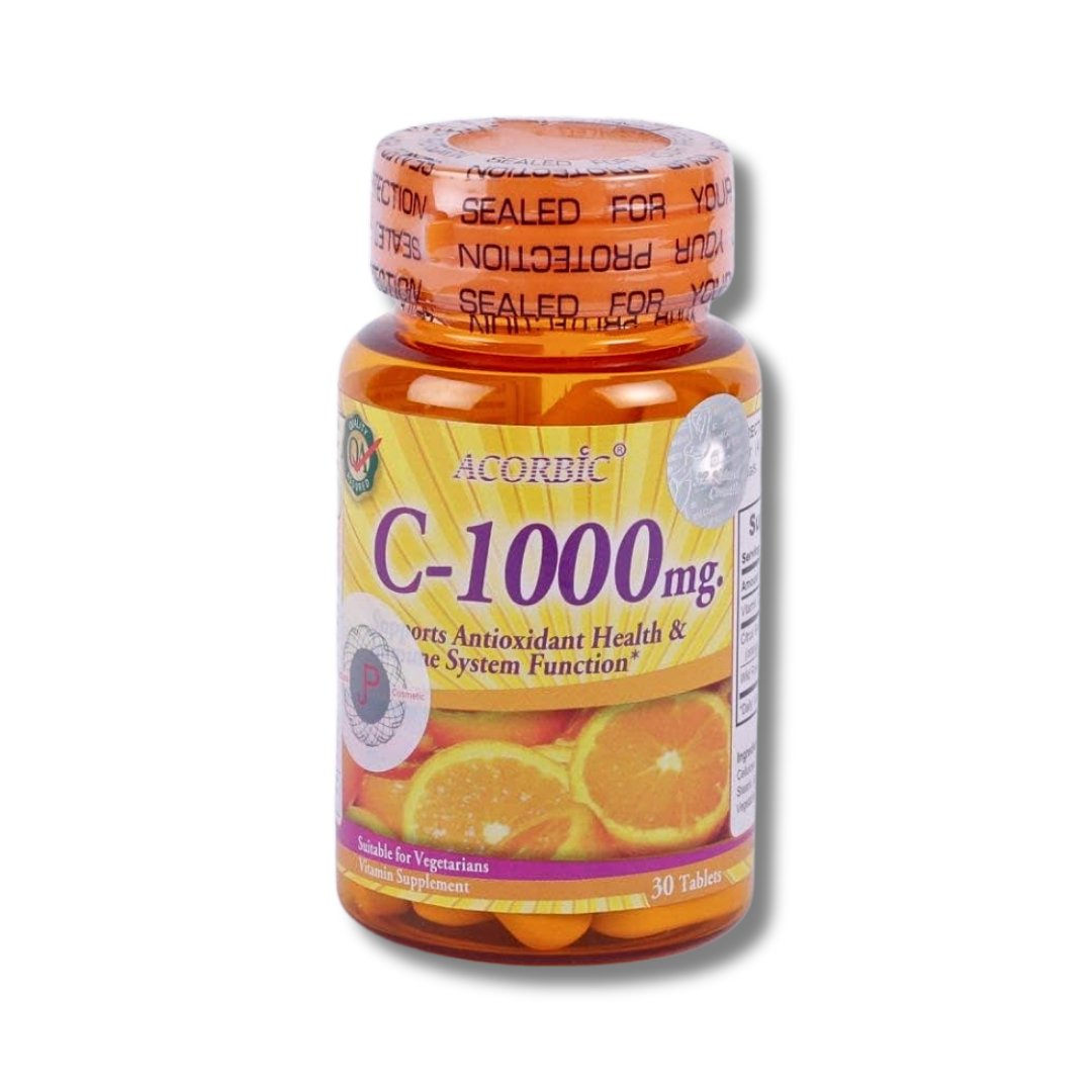 Acorbic, Vitamin C-1000mg 30 tablets
