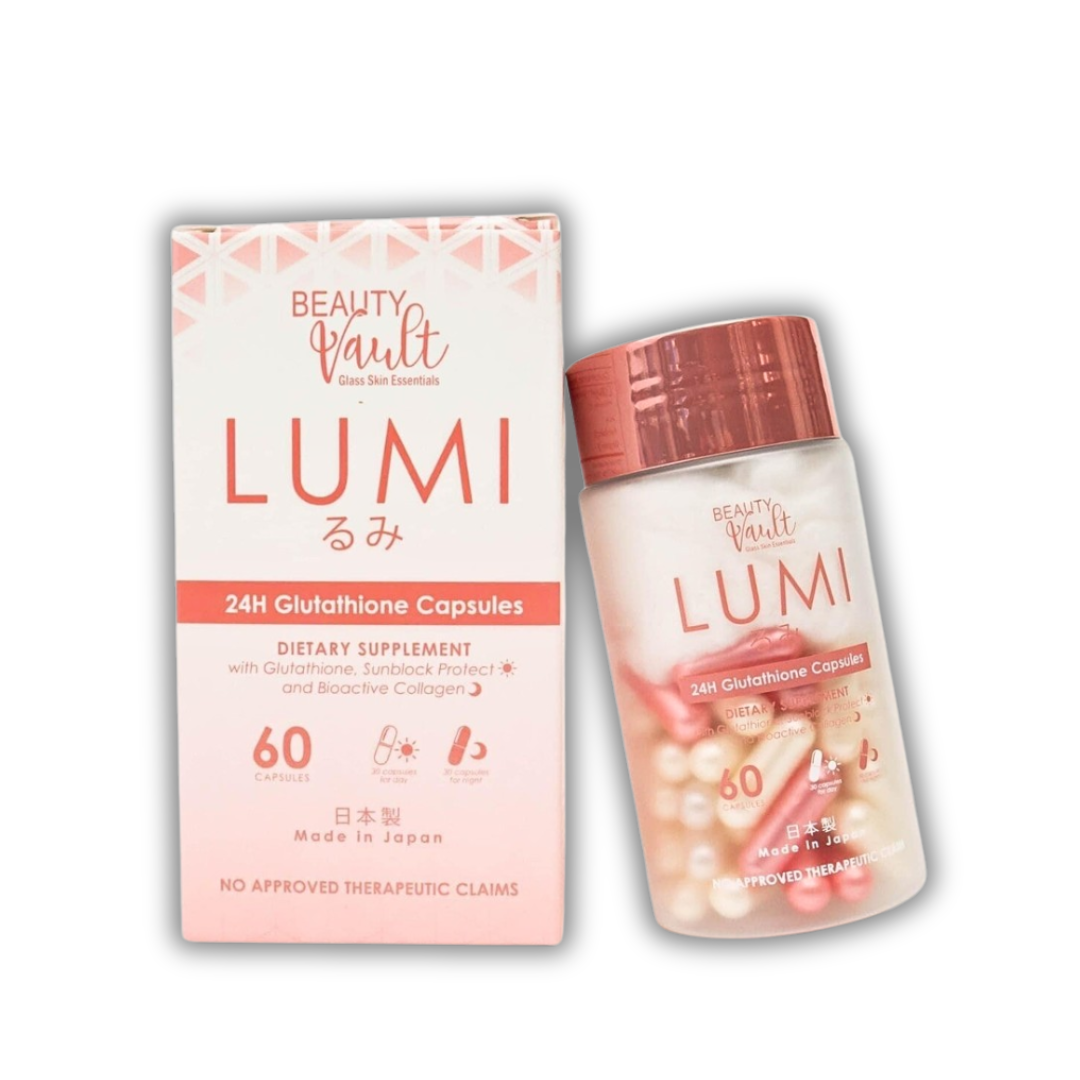 Beauty Vault, Lumi Glutahione 60 Capsules