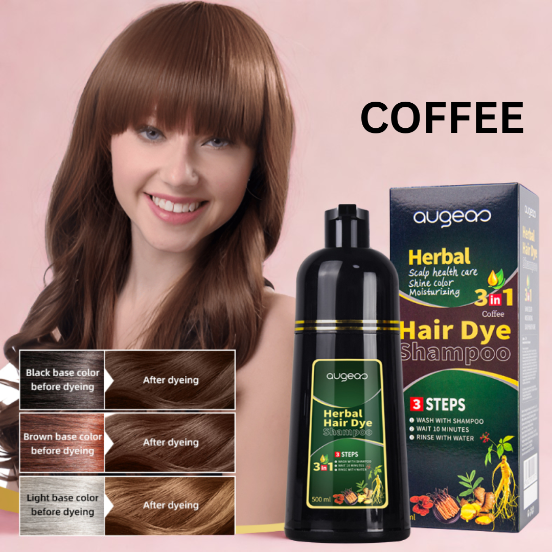 Augeas, Hair Dye Shampoo coffee 500ml