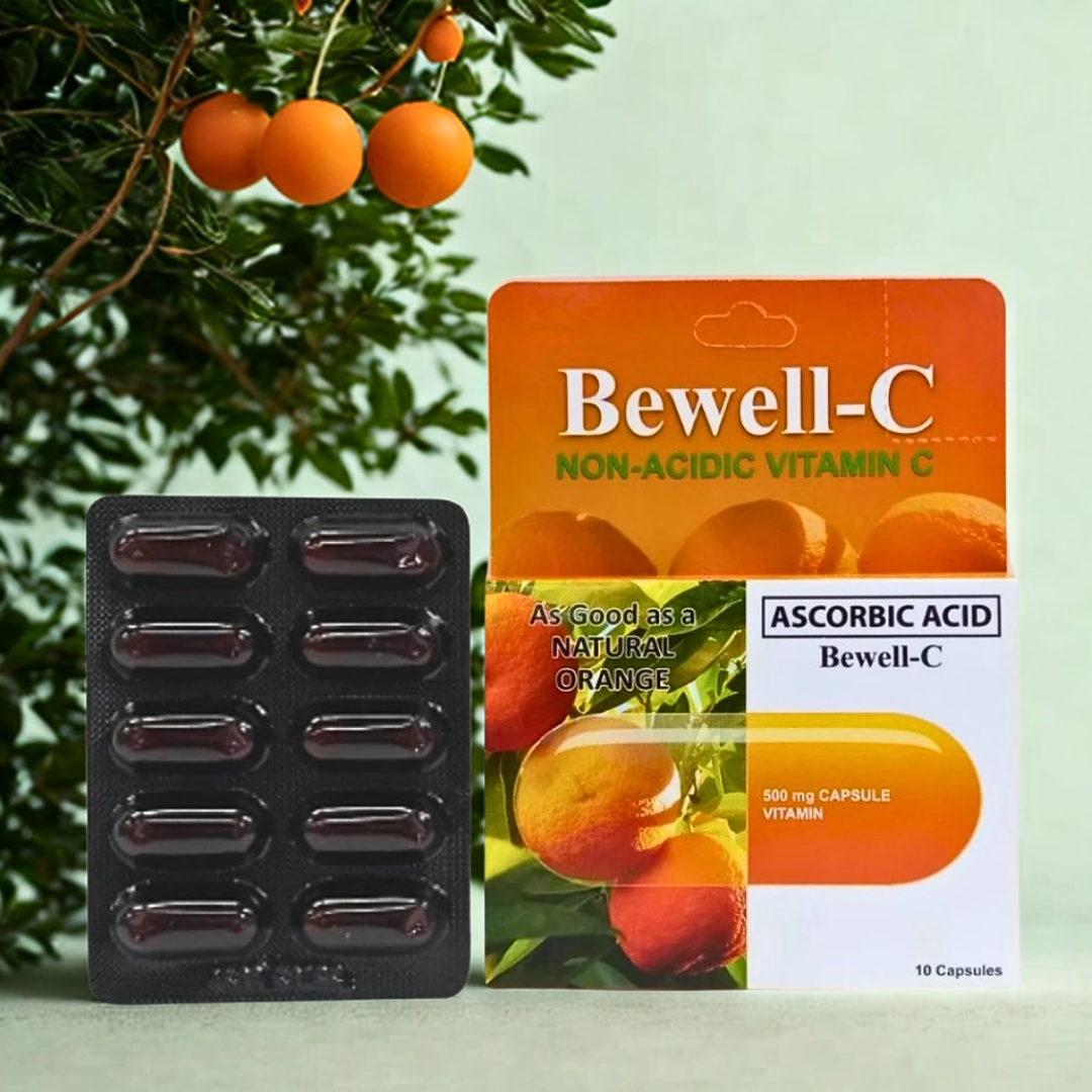Bewell, Non-Acidic Vitamin C Supplement 500mg 10 Capsule