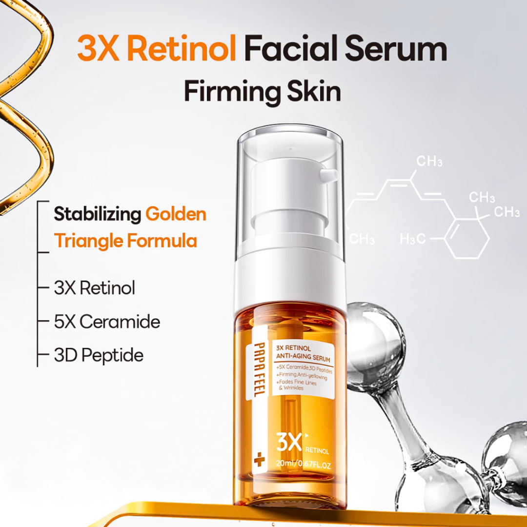 Papa Feel, 3x Retinol Dark Spot Serum 20ml
